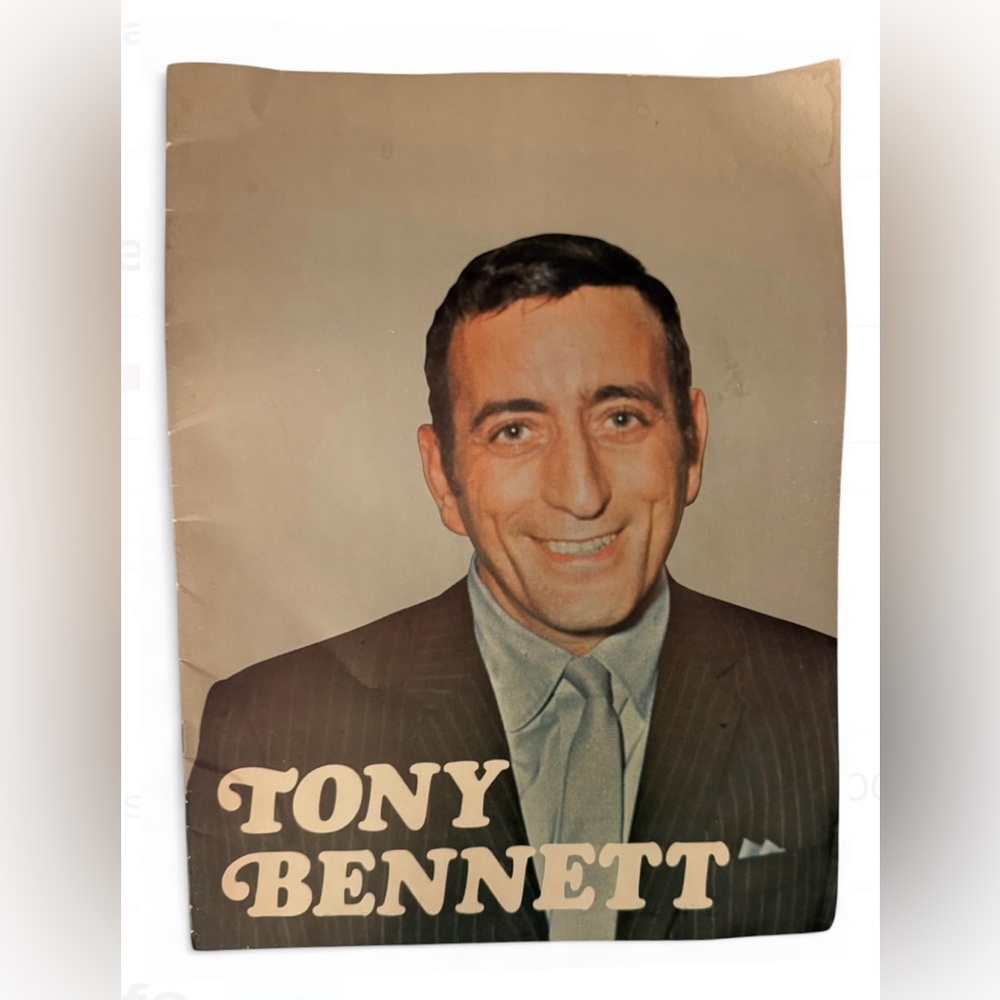 Vintage Tony Bennett 1968 Tour Program